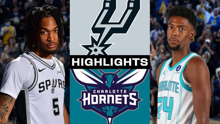 San Antonio Spurs vs. Charlotte Hornets FULL GAME HIGHLIGHTS