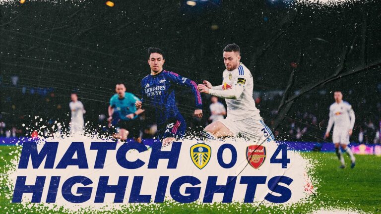 Leeds United 0-4 Arsenal Premier League highlights