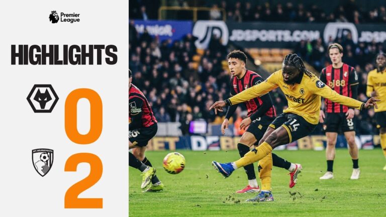 Beaten by Bournemouth Wolves 0-2 Bournemouth Highlights