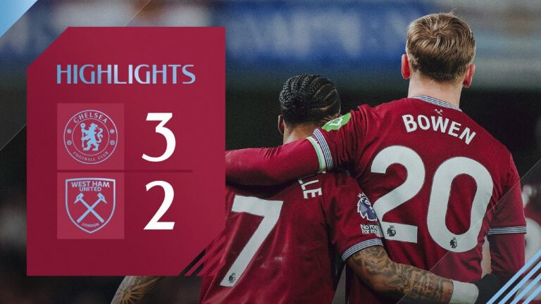 Chelsea 3-2 West Ham Premier League Highlights