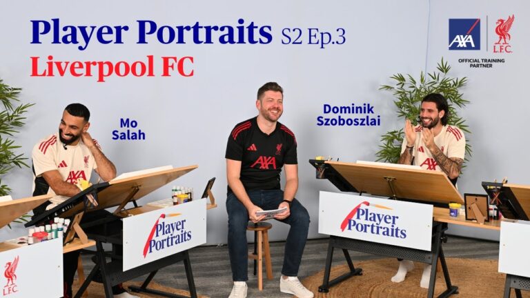 Mo Salah & Dominik Szoboszlai take on Player Portraits! Liverpool FC