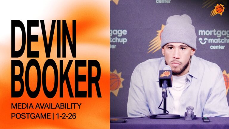 Devin Booker Postgame Media Availability Phoenix Suns 1-2-26