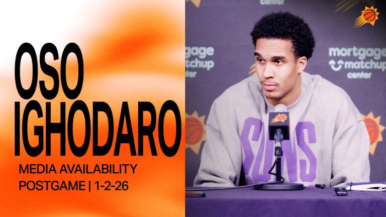 Oso Ighodaro Postgame Media Availability Phoenix Suns 1-2-26