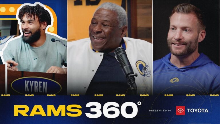 Rams 360: QB 1 On 1 With Kyren Williams, Jackie Slater On Rams Iconic, The Coach McVay Show & More
