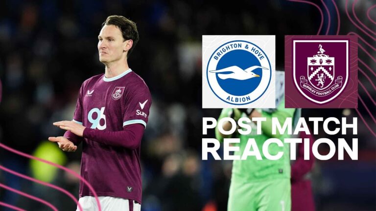 Hjalmar Ekdal On Tough Defeat To Brighton REACTION Brighton 2-0 Burnley