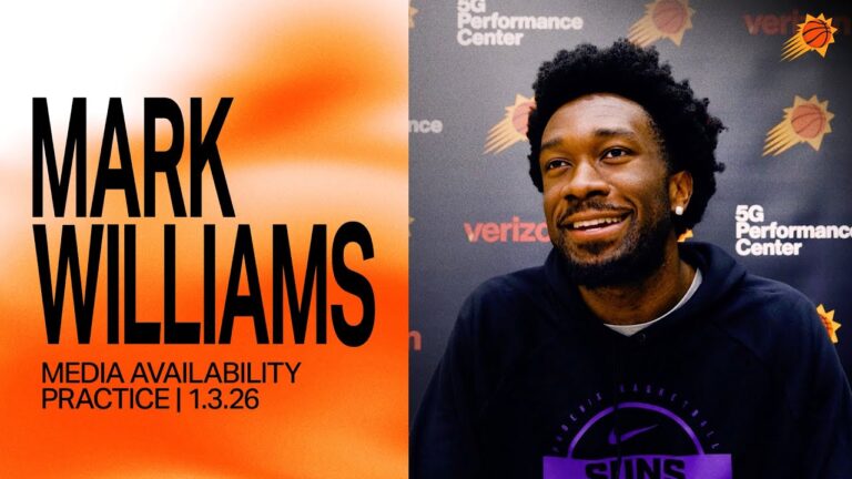Mark Williams Practice Media Availability Phoenix Suns 1-3-26