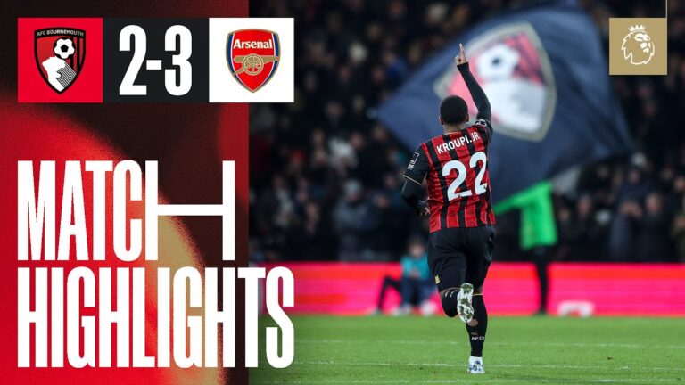 Kroupi scores WORLDIE in Arsenal defeat AFC Bournemouth 2-3 Arsenal