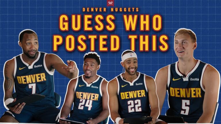 Which Teammate Posted THIS?! Denver Nuggets