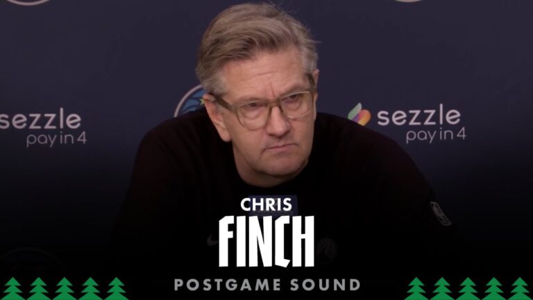 It Was Exactly What We Needed. Chris Finch Postgame Sound 1.3.26