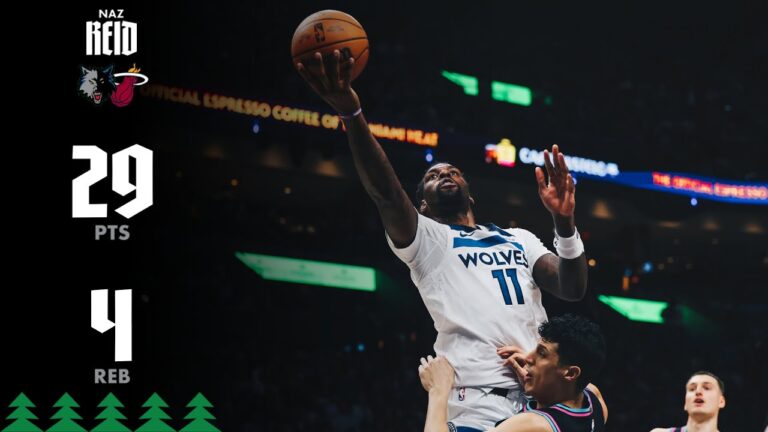 Naz Reid With 29 Points In The Win Over Miami Heat 01.03.26