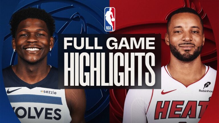 TIMBERWOLVES at HEAT FULL GAME HIGHLIGHTS January 3, 2026
