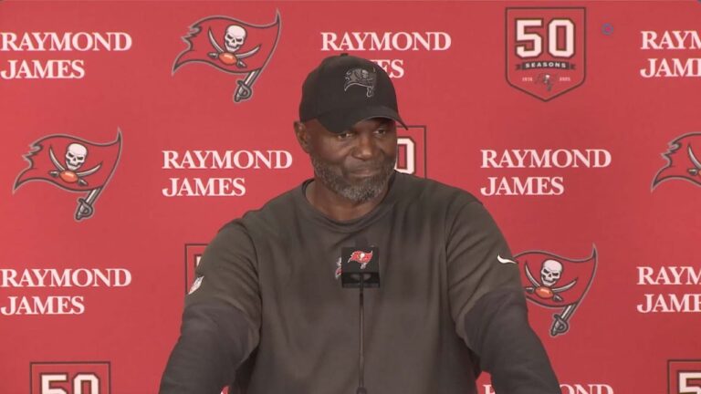 Todd Bowles Talks Week 18 Win vs. Panthers Press Conference Tampa Bay Buccaneers