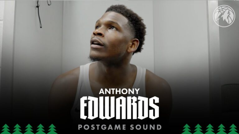 Weve Just Gotta Play Together. Anthony Edwards Postgame Sound 1.3.25