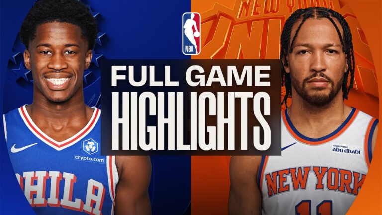 76ERS at KNICKS FULL GAME HIGHLIGHTS January 3, 2026