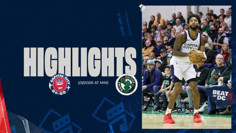 Highlights: Capital City Go-Go at Maine Celtics 1.3.2026