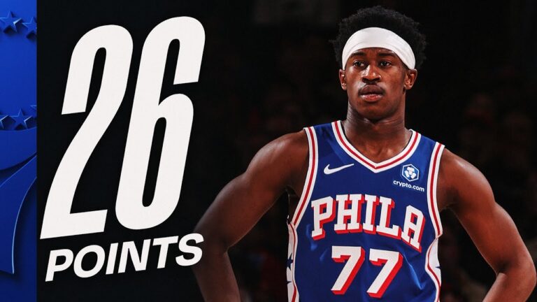 VJ Edgecombe SHINED With 26 PTS vs Knicks January 3, 2026