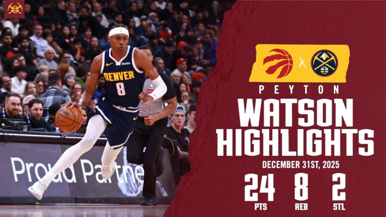Peyton Watson 24-Point Game Highlights vs. TOR