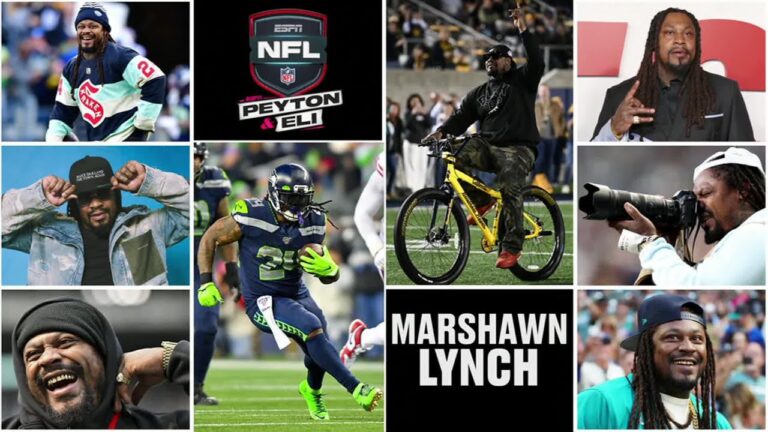 Marshawn Lynch joins Peyton and Eli during Seahawks vs. 49ers ‘ManningCast’