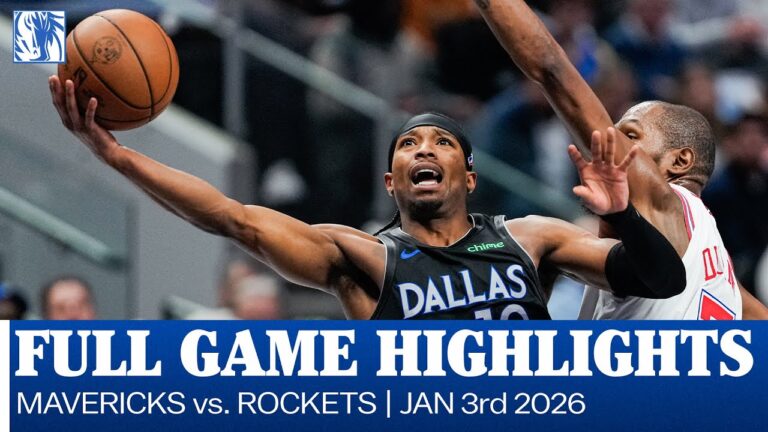 Mavericks Highlights vs. Houston Rockets January 3, 2026