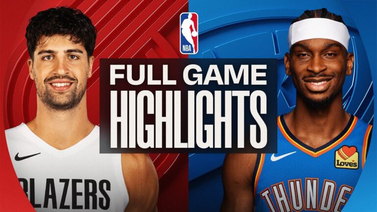 TRAIL BLAZERS at THUNDER FULL GAME HIGHLIGHTS December 31, 2025