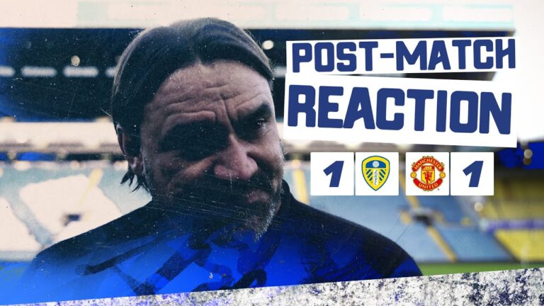 We tried to go for it Daniel Farke reaction Leeds United 1-1 Manchester United