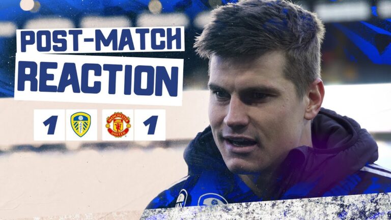 We take it, we go forward Jaka Bijol Leeds United 1-1 Manchester United