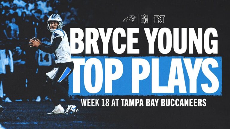 Bryce Young’s Top Plays from 264-yard, 2-TD game vs. Buccaneers Week 18