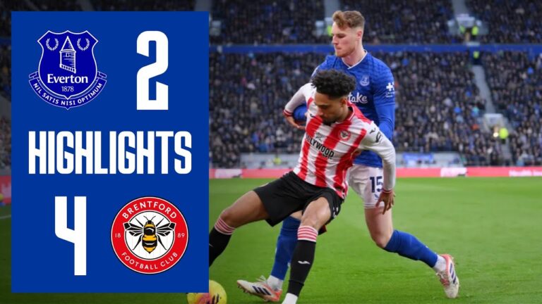 Everton 2-4 Brentford Premier League Highlights