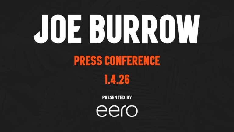 Joe Burrow Press Conference – January 4