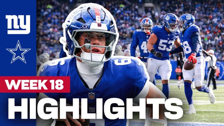 Highlights: Giants vs. Cowboys Week 18 New York Giants