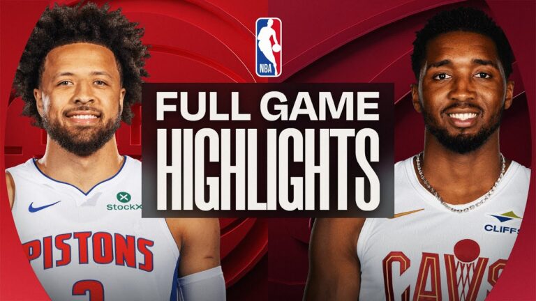 PISTONS at CAVALIERS FULL GAME HIGHLIGHTS January 4, 2026