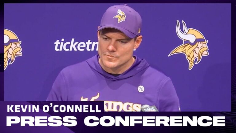 Kevin O’Connell on Season-Ending Win Over Packers, J.J. McCarthy Leaving Early Due To Injury