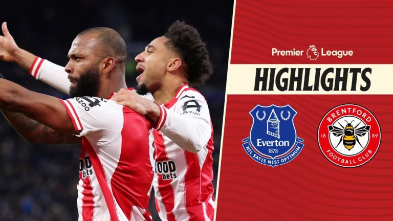 THIAGO HAT-TRICK on Merseyside! Everton 2-4 Brentford Premier League Highlights