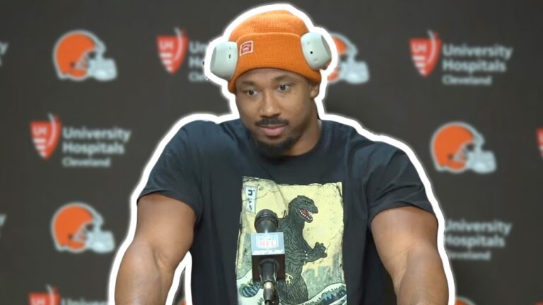 Myles Garrett Postgame Press Conference Week 18 vs. Cincinnati Bengals