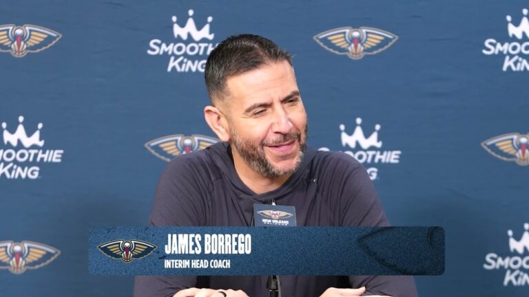James Borrego pregame interview Pelicans-Heat 1 4 26