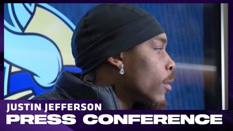 Justin Jefferson on Ending The Season With A Win, Going Over 1,000 Yards on The Season