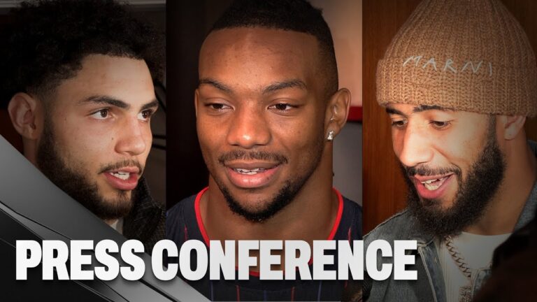 Bijan Robinson, Drake London & others on the Falcons win over the Saints Press Conference