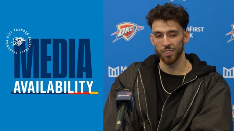 Chet Holmgren on his defensive shot blocking and 2025 Postgame Media December 31, 2025