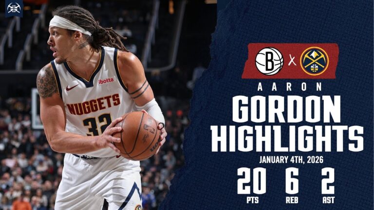 Aaron Gordon First Game BACK vs. Brooklyn Nets