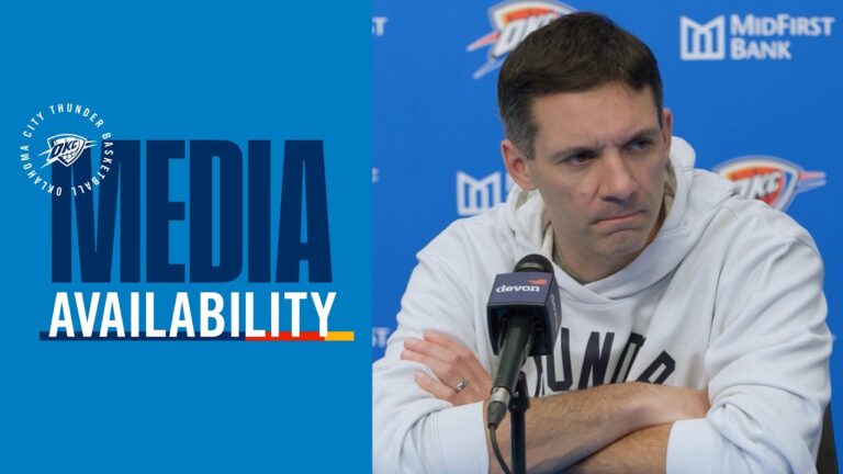 Coach Daigneault on the Thunders win over the Trail Blazers Post Game Media December 31, 2025