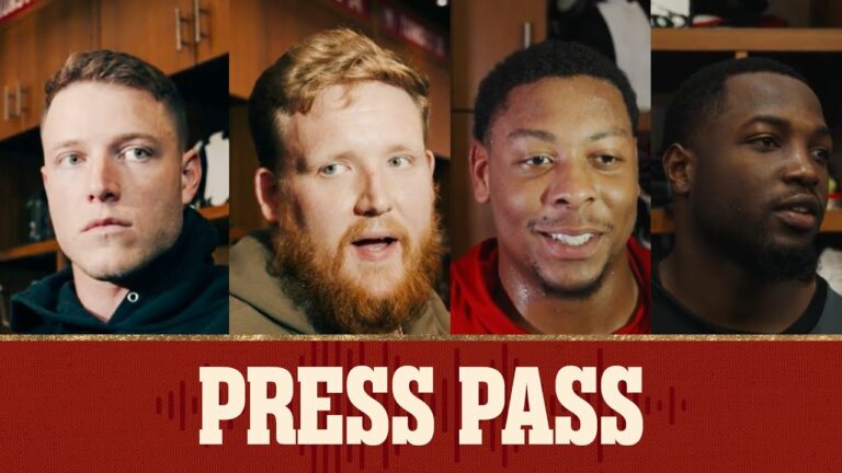 McCaffrey, Pleasants, Collins, and Bethune Talk Week 18 vs. Seahawks, Discuss Team Mindset 49ers
