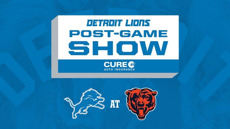 Lions at Bears Week 18 Detroit Lions Live CURE Auto Insurance Postgame Show