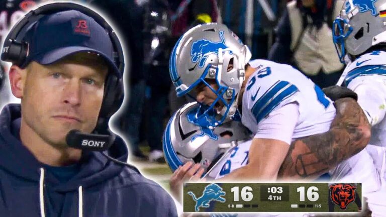 WILL THE LIONS UPSET THEIR DIVISIONAL RIVAL?! Lions Vs Bears Week 18 Ending