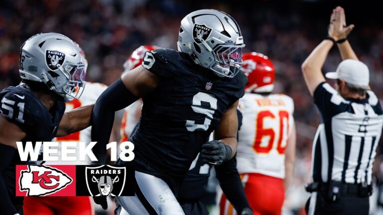 Las Vegas Raiders vs. Kansas City Chiefs Highlights 2025 NFL Week 18