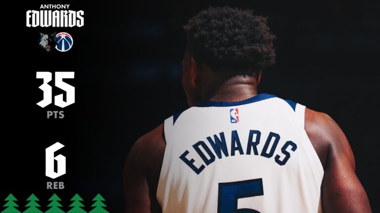 Anthony Edwards CAN’T BE STOPPED in 35-Point Night vs Wizards 01.04.26
