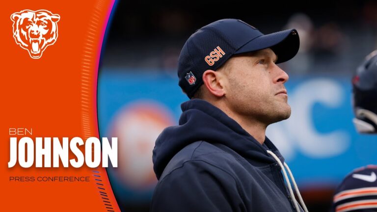 Ben Johnson on Week 18 loss to Detroit Press Conference