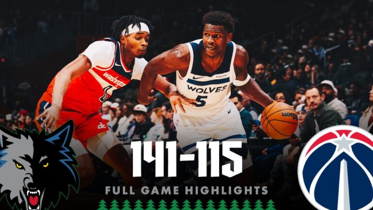 Minnesota Timberwolves DOMINATE Wizards to Finish Road Trip Strong 01.04.26