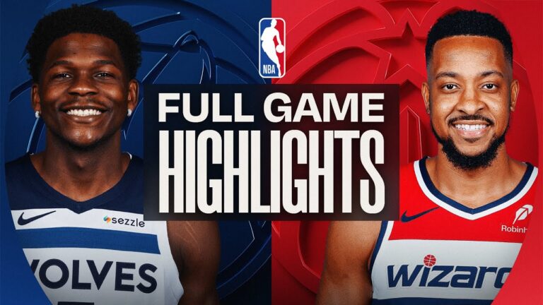 TIMBERWOLVES at WIZARDS FULL GAME HIGHLIGHTS January 4, 2026