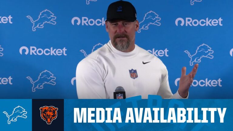 Dan Campbell postgame media availability 2025 NFL Regular Season Week 18: Lions at Bears