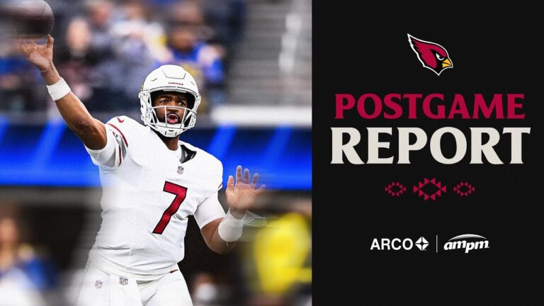 Week 18 vs The LA Rams Postgame Report